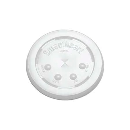 Lagasse. SOLO Straw-Slot Cold Cup Lids, 16oz. Cups, Translucent, 2,000 Count SCC L16BL